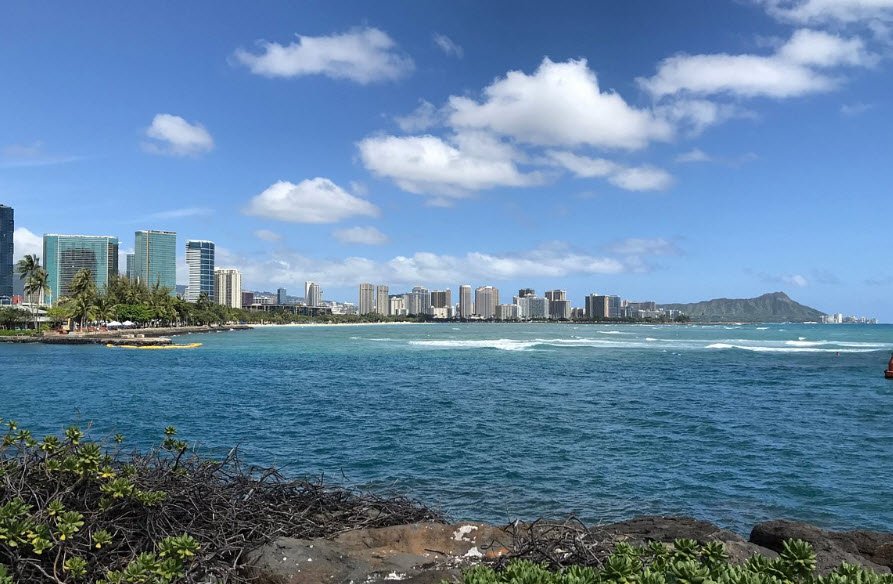 Kakaʻako Waterfront Park, Hawaii, USA